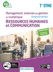 Management, Sciences de gestion et numérique - Ressources Humaines et communication enseignement spécifique Tle STMG (2020) - Manuel élève