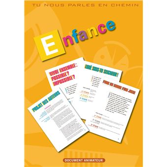 Tu nous parles en chemin - Enfance - Modules 1-2-3 - Animateur