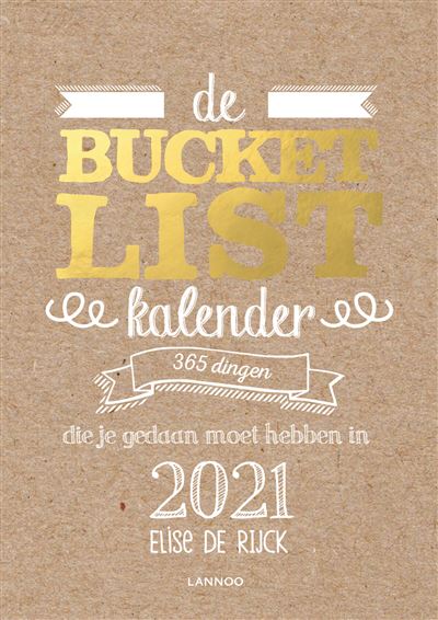 De Bucketlist scheurkalender 2021