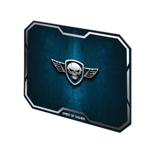 Tapis de souris Spirit of gamer blue winged skull - M - Ultra fluide, plus de précision !