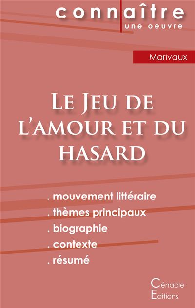 Fiche de lecture Le jeu de l'amour et du hasard de Marivaux