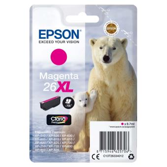 Cartouche d'encre Epson Ours polaire 26 XL Magenta - 1