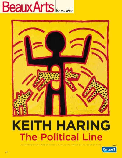 Keith haring the political line au musee d'art moderne de la ville
