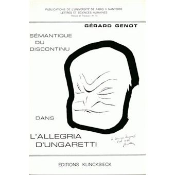 Sémantique du discontinu dans « l'Allegria » d'Ungaretti