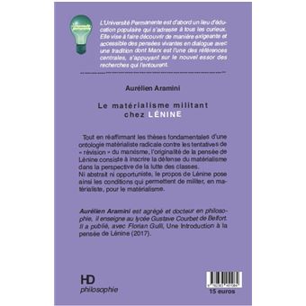 Le matérialisme militant chez Lénine