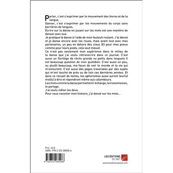 J'ai dansé sur les mots