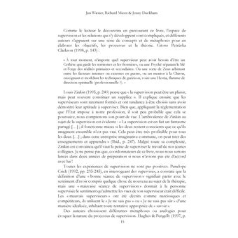 Supervisé et être supervisé