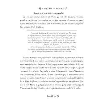 Accompagner les victimes de violences sexuelles