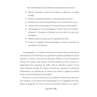 Accompagner les victimes de violences sexuelles