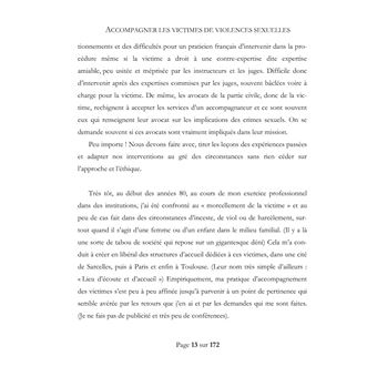 Accompagner les victimes de violences sexuelles