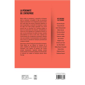 La perennite de l entreprise