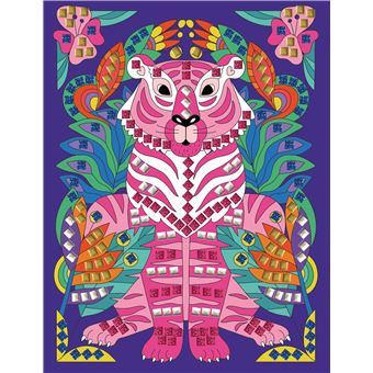 Mosaiques mousse jolis animaux - pochette avec accessoires