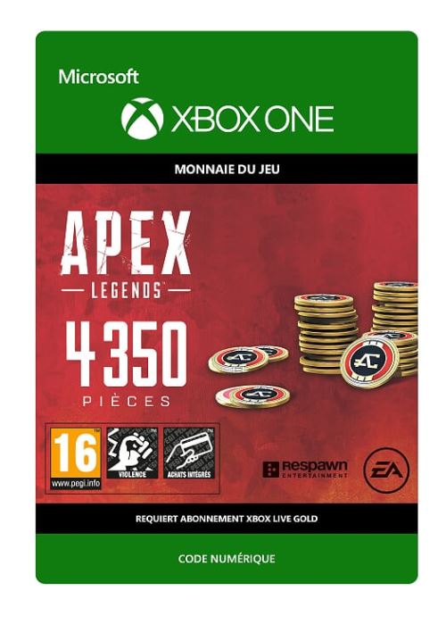 Code de téléchargement APEX Legends: 4350 Coins Xbox One