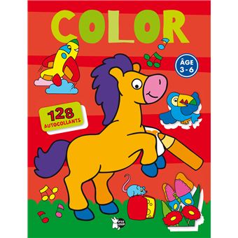 Color avec autocollants - 3-6 ans - Vol 2