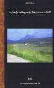 Actes du colloque de Bugarach juin 2009