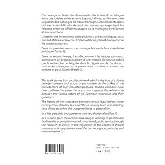 Valoriser les usages Tome 3 - La valorisation des usages pastoraux Pyrénéens
