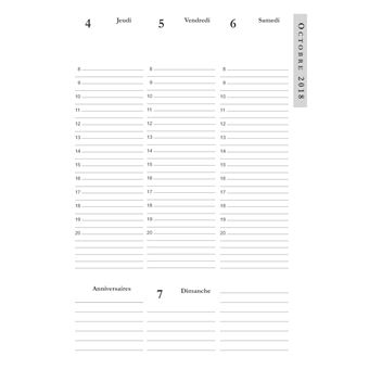 Agenda 2018 - 2019 du Mandataire en Immobilier