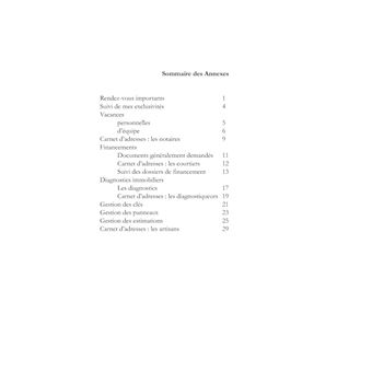 Agenda 2018 - 2019 du Mandataire en Immobilier