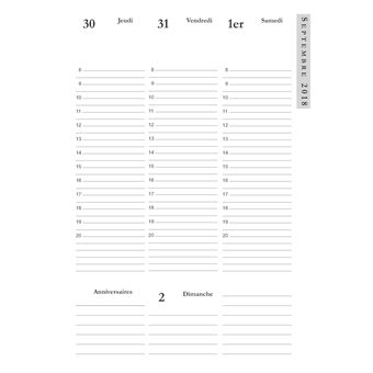 Agenda 2018 - 2019 du Mandataire en Immobilier