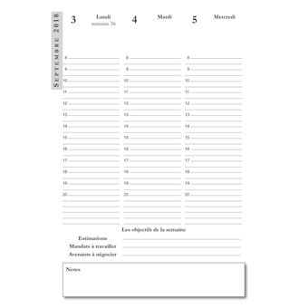 Agenda 2018 - 2019 du Mandataire en Immobilier