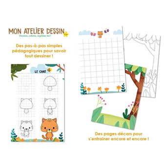 Mon atelier dessin - Animaux mignons