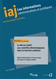 Iaj N.3 Le décret relatif aux contrômes déontologiques dans fonction publique