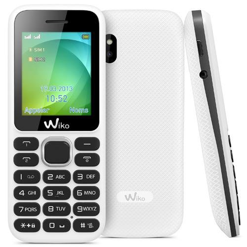 Téléphone mobile Wiko Lubi 3, Double SIM, Blanc