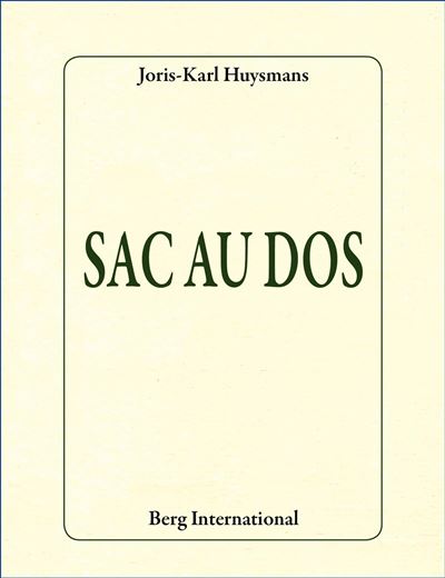 Sac au dos