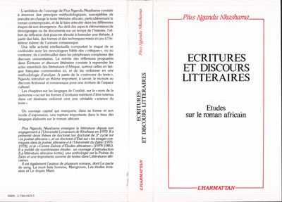 Ecritures et discours litteraires