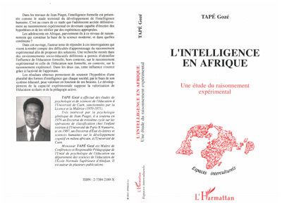 Intelligence en afrique - G. Tape (Auteur)