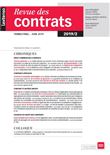 Revue droit des contrats n 2-2019