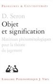 Objet et signification
