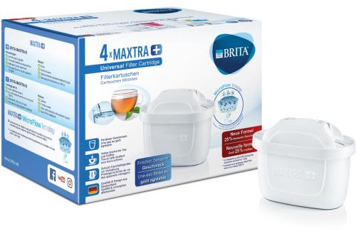 Pack de 4 Cartouche filtre à eau Brita Maxtra+
