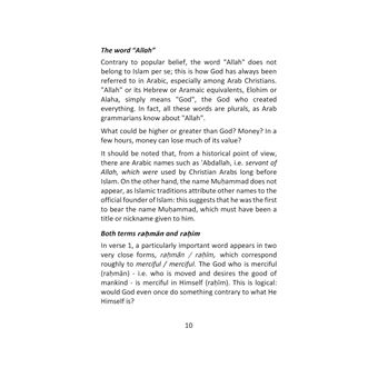 Canvas of a method of "de-radicalisation"