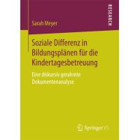 Soziale Differenz in Bildungsplänen für die Kindertagesbetreuung