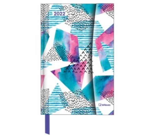 WATERCOLOURS 2022 SMALL MAGNETO DIARY, 10 X 15 CM