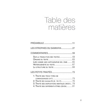 De la danse mentale à l'éveil - Les strophes du Samkhya