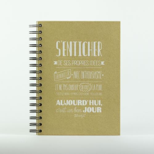 Cahier Age Bag - pointillé, reliure cousue, A5 &VerticalLine