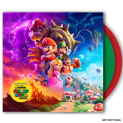 The Super Mario Bros The Movie Vinyle Rouge et Vert
