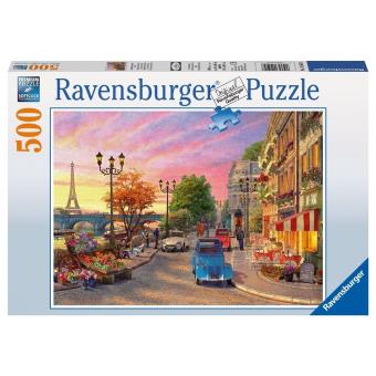 3€46 sur Puzzle 500 pièces Ravensburger Promenade à Paris - Puzzle