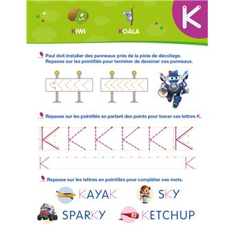 Super Wings - Mon cahier d'écriture - Les lettres majuscules  (3-6 ans)