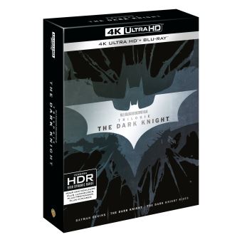BatmanCoffret The Dark Knight La Trilogie Blu-ray 4K Ultra HD