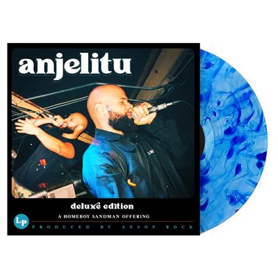 Anjelitu Vinyle Bleu Nuageux