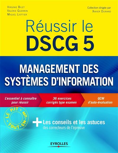 Réussir le DSCG 5 - Management des systèmes d'information - Virginie Bilet - broché