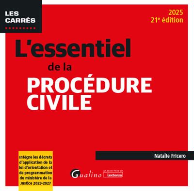L'essentiel de la procédure civile - Natalie Fricero - broché