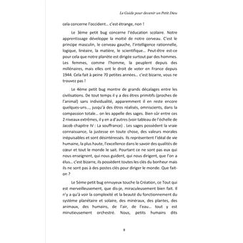 Le guide pour devenir un petit Dieu