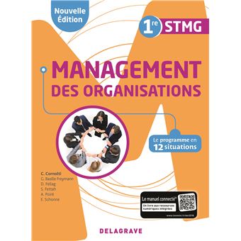 Management Des Organisations 1ère STMG Le Programme En 12 Situations ...