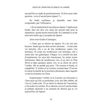 Quête de l'infini par les sons et la Lumière, Tome 1: La Réparation