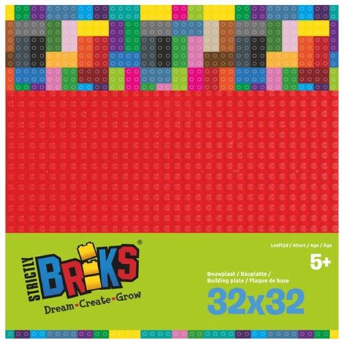 BASEPLATE 32X32 RED -BIL
