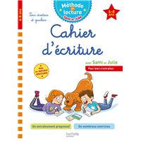 Cahier d'écriture Sami et Julie 6-8 ans